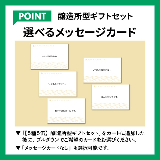 定番5種クラフトビール飲み比べギフト