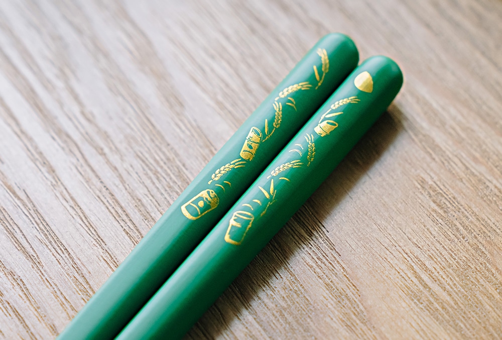 マジ福袋2026松セットオリジナルグッズの「よなよなエール」丸箸