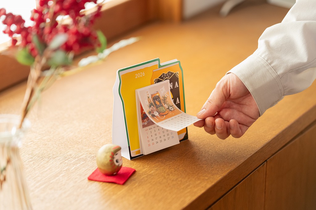 マジ福袋共通オリジナルグッズのオリジナルカレンダー