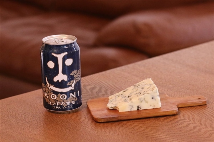 「インドの青鬼」に最もあうチーズは、「青カビタイプ」