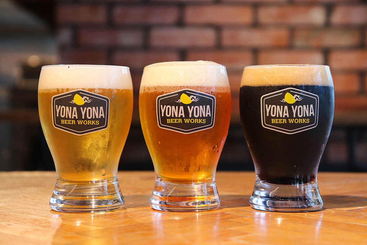 YONA YONA BEER WORKSのビアフライト（飲み比べ）セット