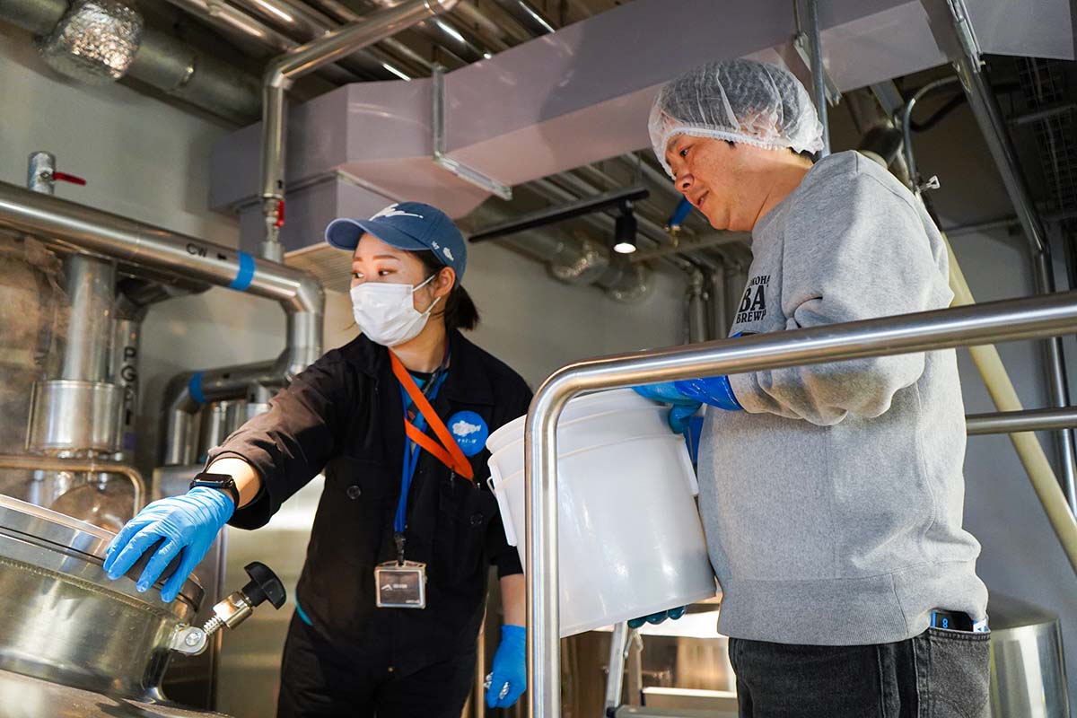 そらとしば シーズナル19の仕込みの時の様子