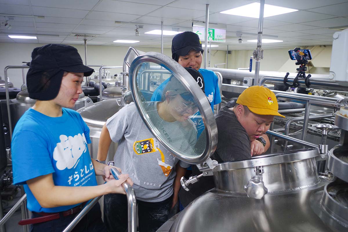 Taihu Brewingでの仕込みの様子