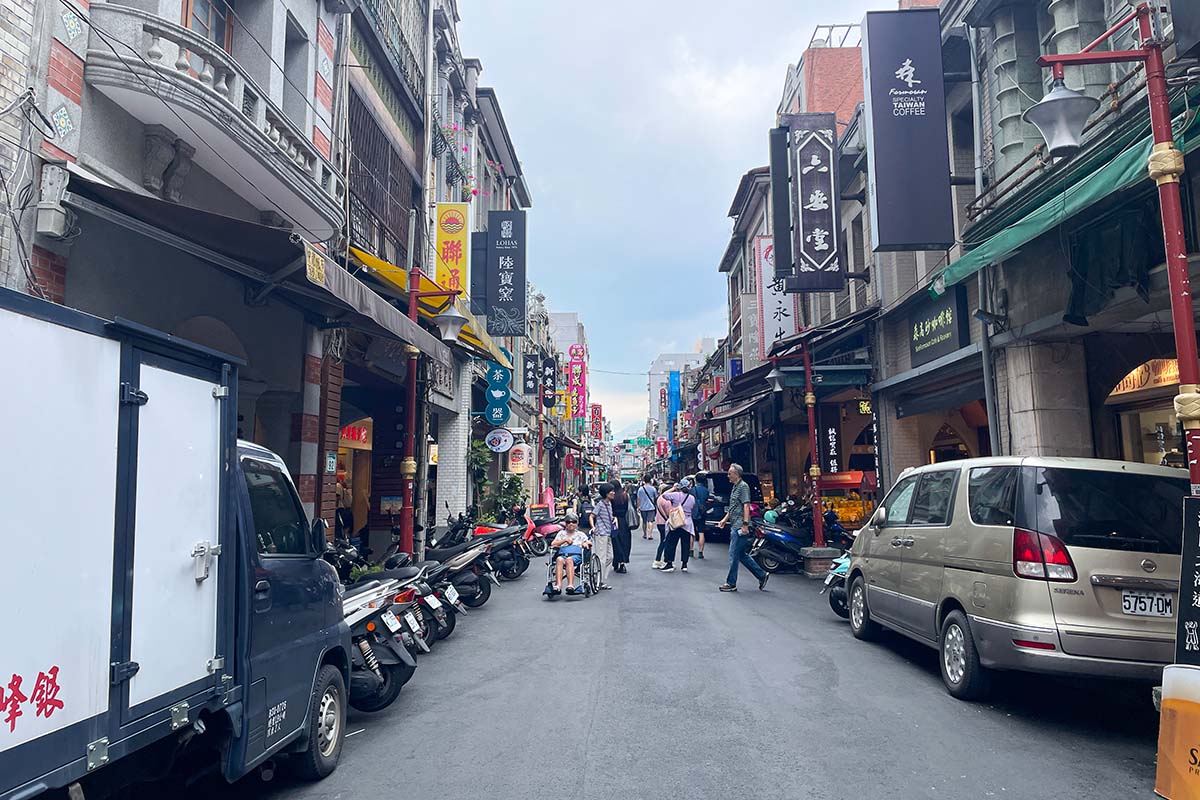 台湾最大級の問屋街・迪化街の写真