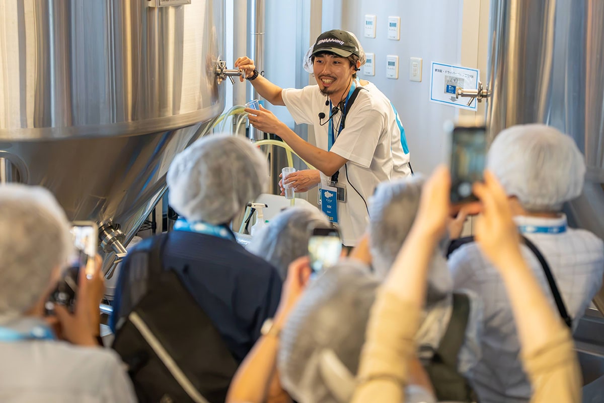 そらとしば 秋の麦酒祭2026 ミニ醸造所見学ツアーの様子