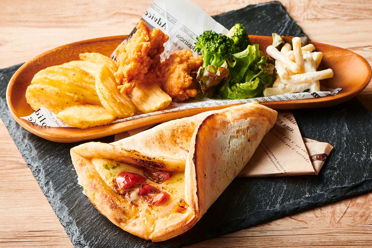 そらとしばのロールピザセット画像