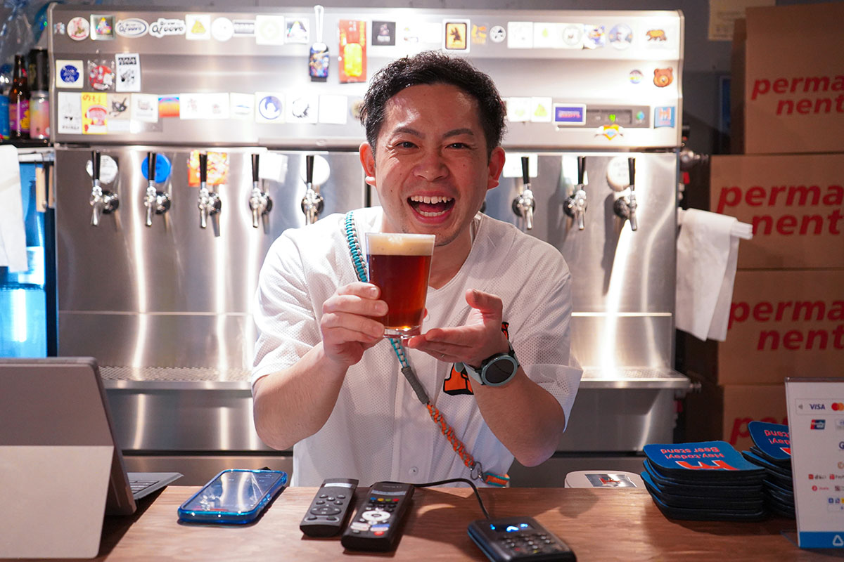 Hey.today! Beer standオーナーの吉田さん