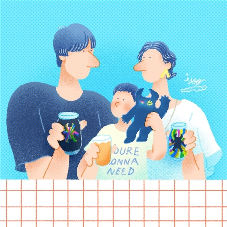 イラストレーターさんの当日描かれたイラスト