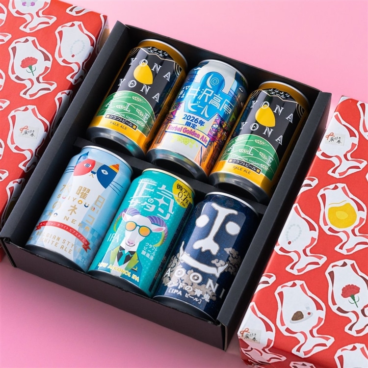 5種類のクラフトビールを詰め合わせた母の日ギフト