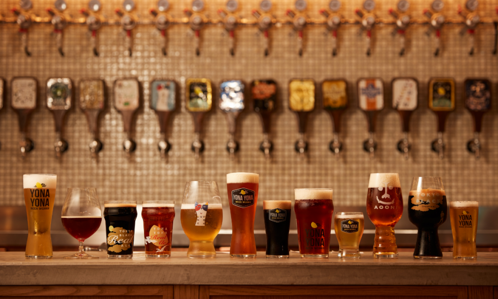 様々な種類のクラフトビール
